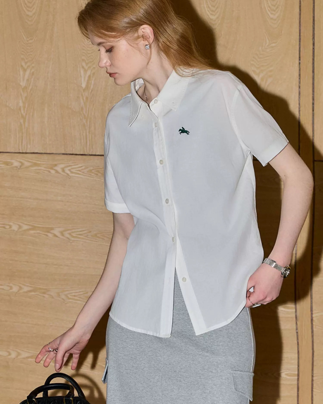 カレッジスタイルシャツ(トップス・全1色)