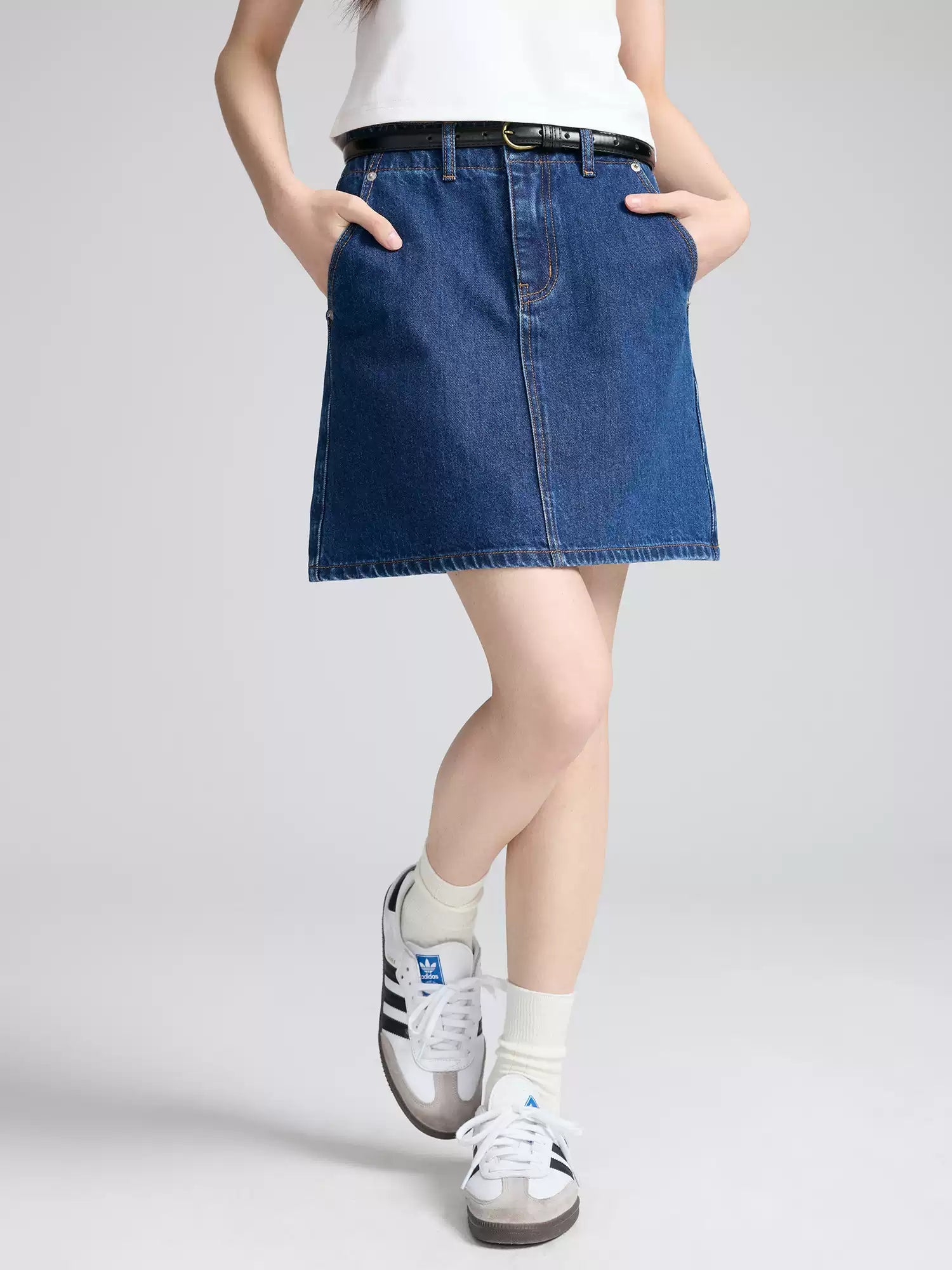 クラシカルデニムスカート(スカート・全1色)