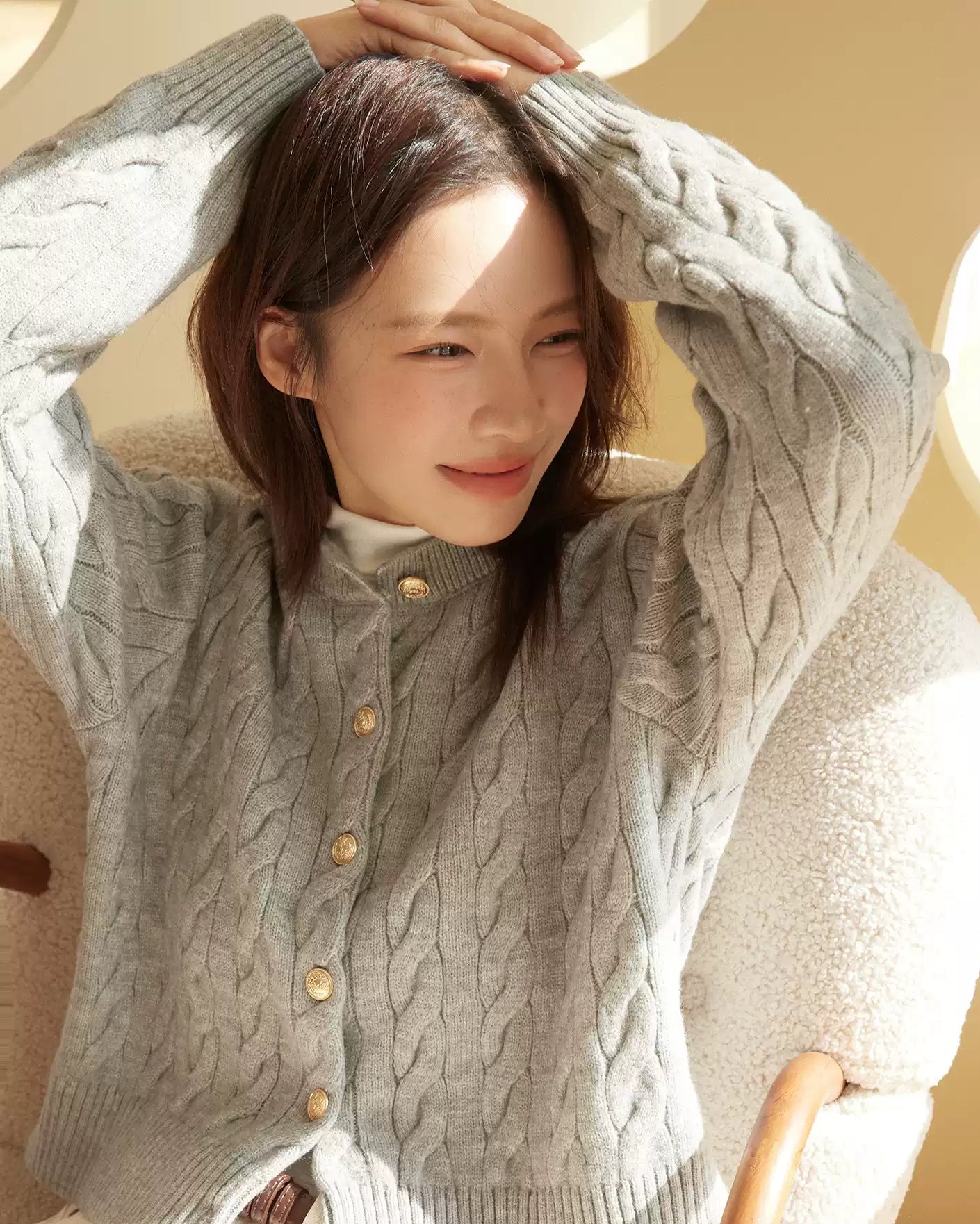 ショートトップニット(トップス・全1色)