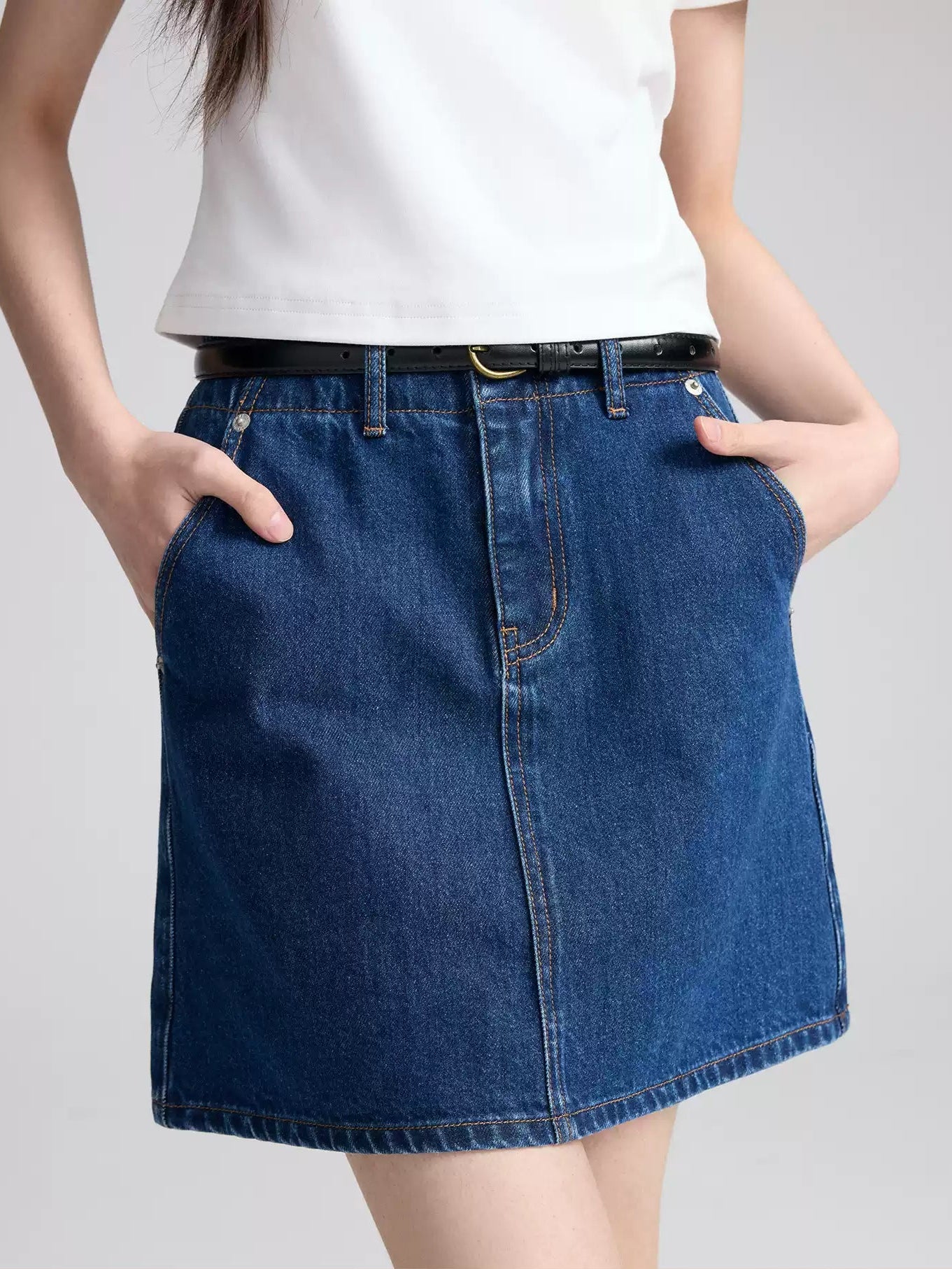 クラシカルデニムスカート(スカート・全1色)