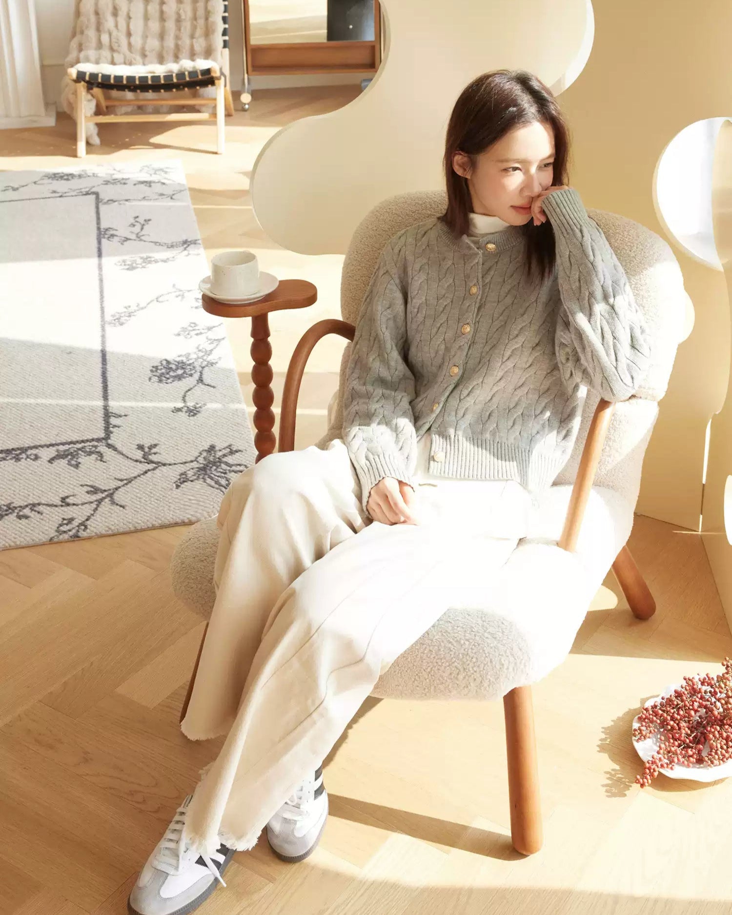 ショートトップニット(トップス・全1色)