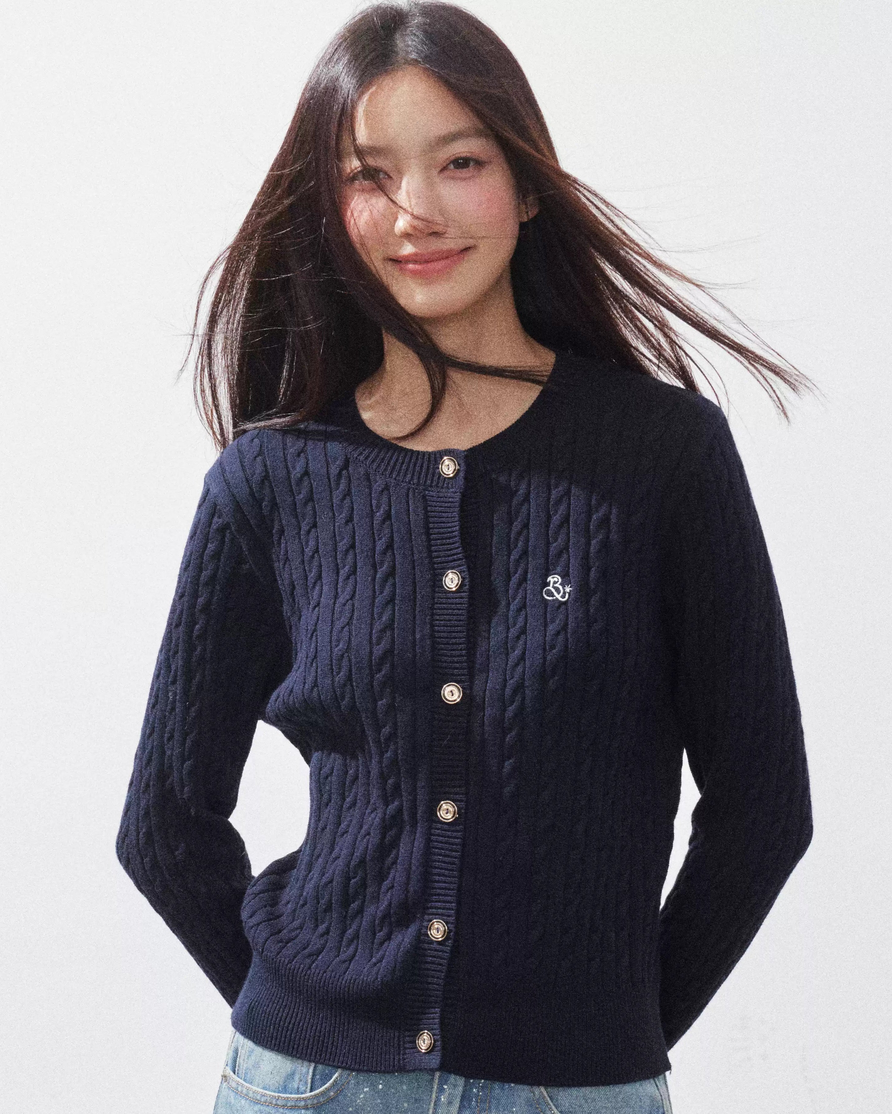 ボタンニットカーディガン(トップス・全1色)