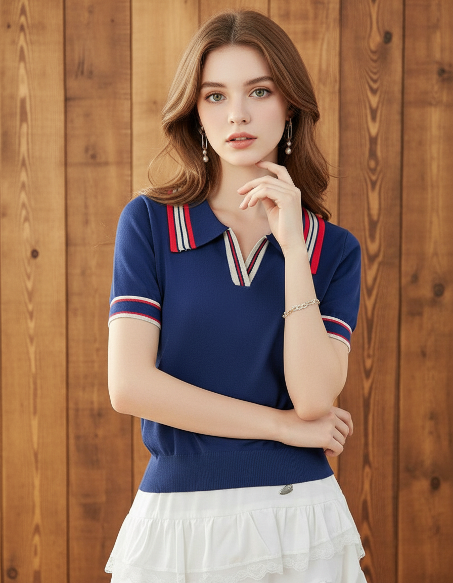 カジュアルポロワンピース(セットアップ・全2色)