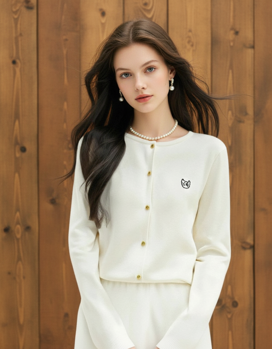 オータムラウンドネックセーター(トップス・全2色)