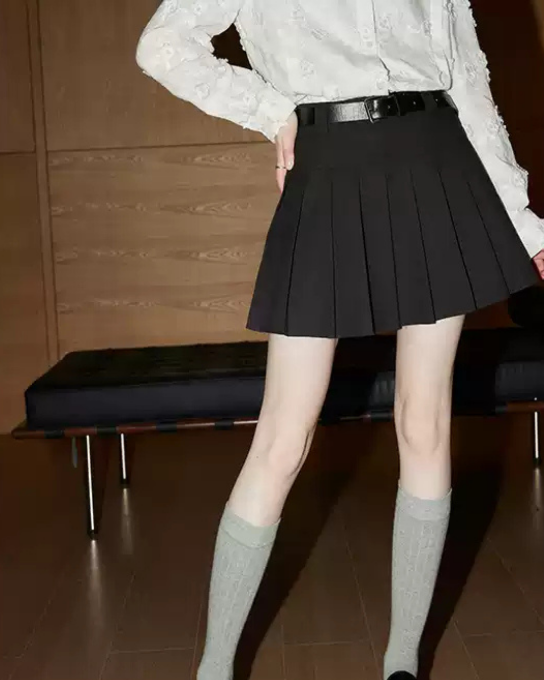 ハイウェストプリーツスカート（スカート・全1色）