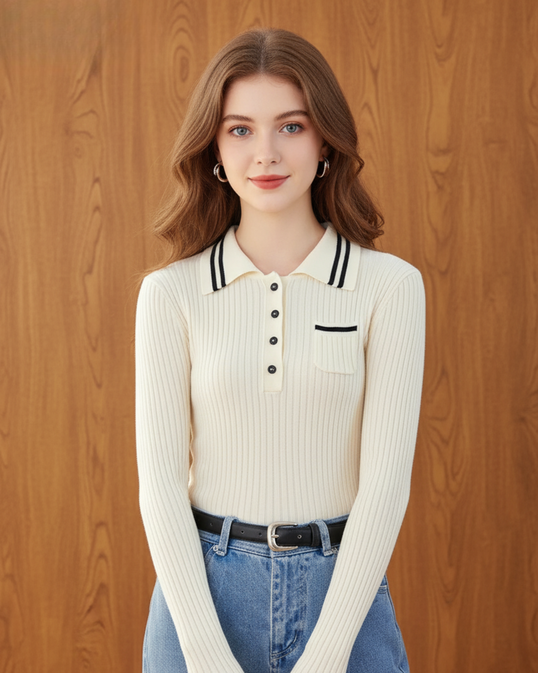 ロングスリーブセーター（トップス・全1色）