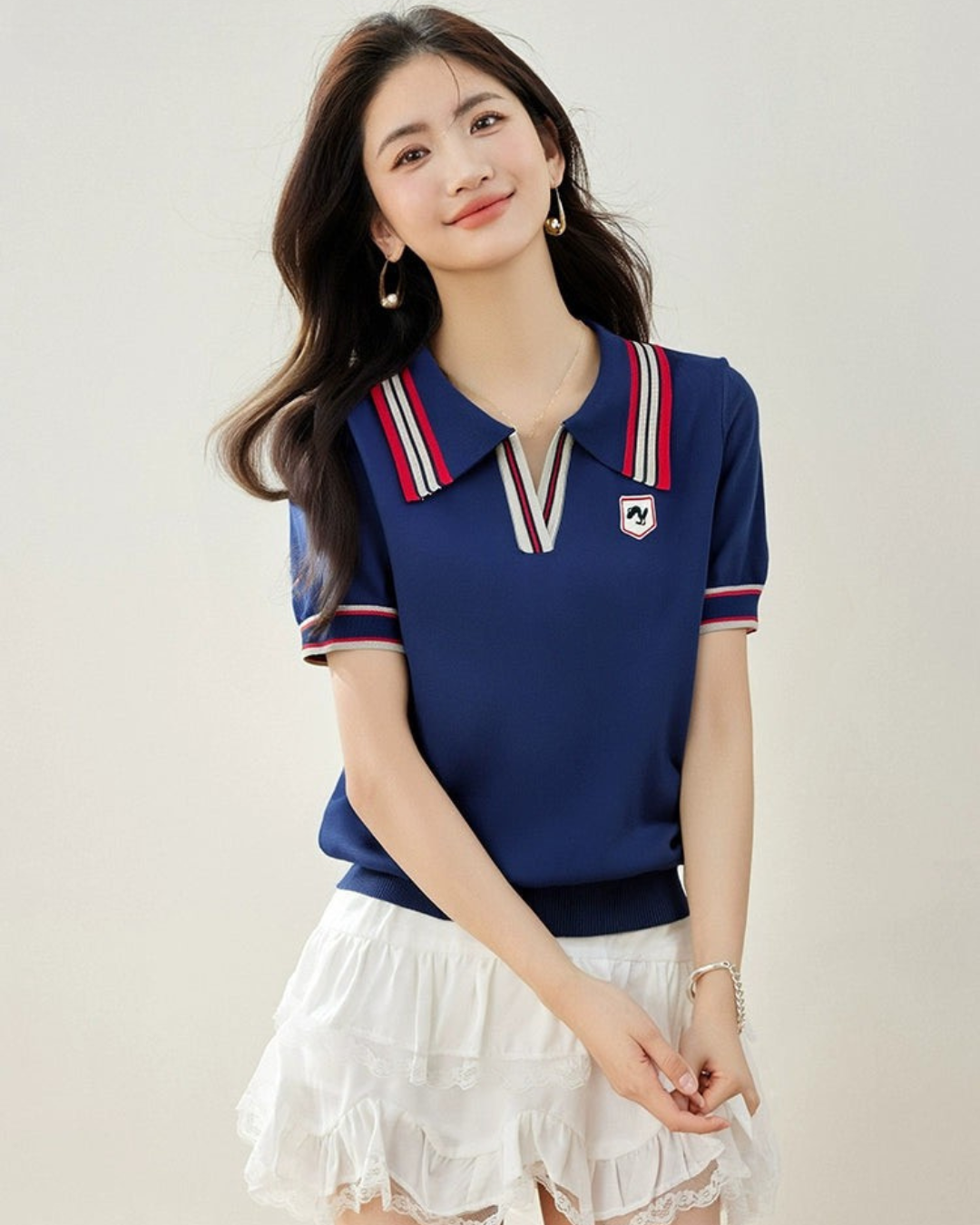 ラペルパフスタイルトップ（セットアップ・全1色）