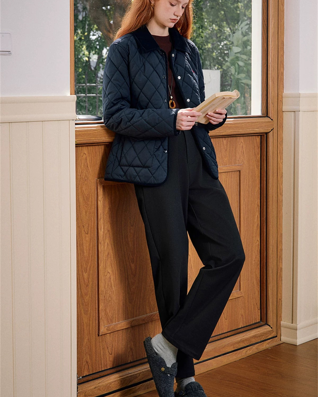 ハイウエストルーズスラックス（パンツ・全1色）