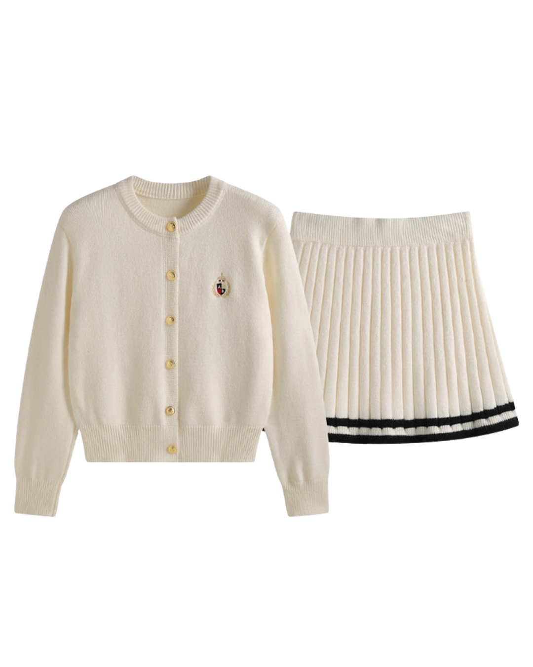 プリーツニットスカート・セットアップ（セットアップ・全3色）