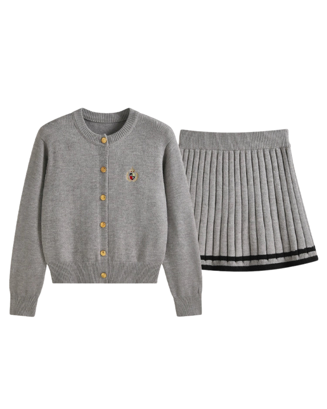 プリーツニットスカート・セットアップ（セットアップ・全3色）