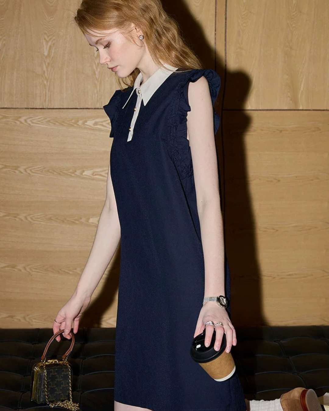 エレガントフィットワンピース（セットアップ・全1色）