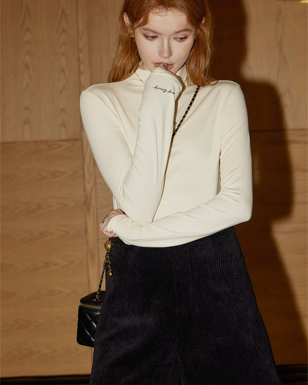 ロングスリーブタートル（トップス・全3色）