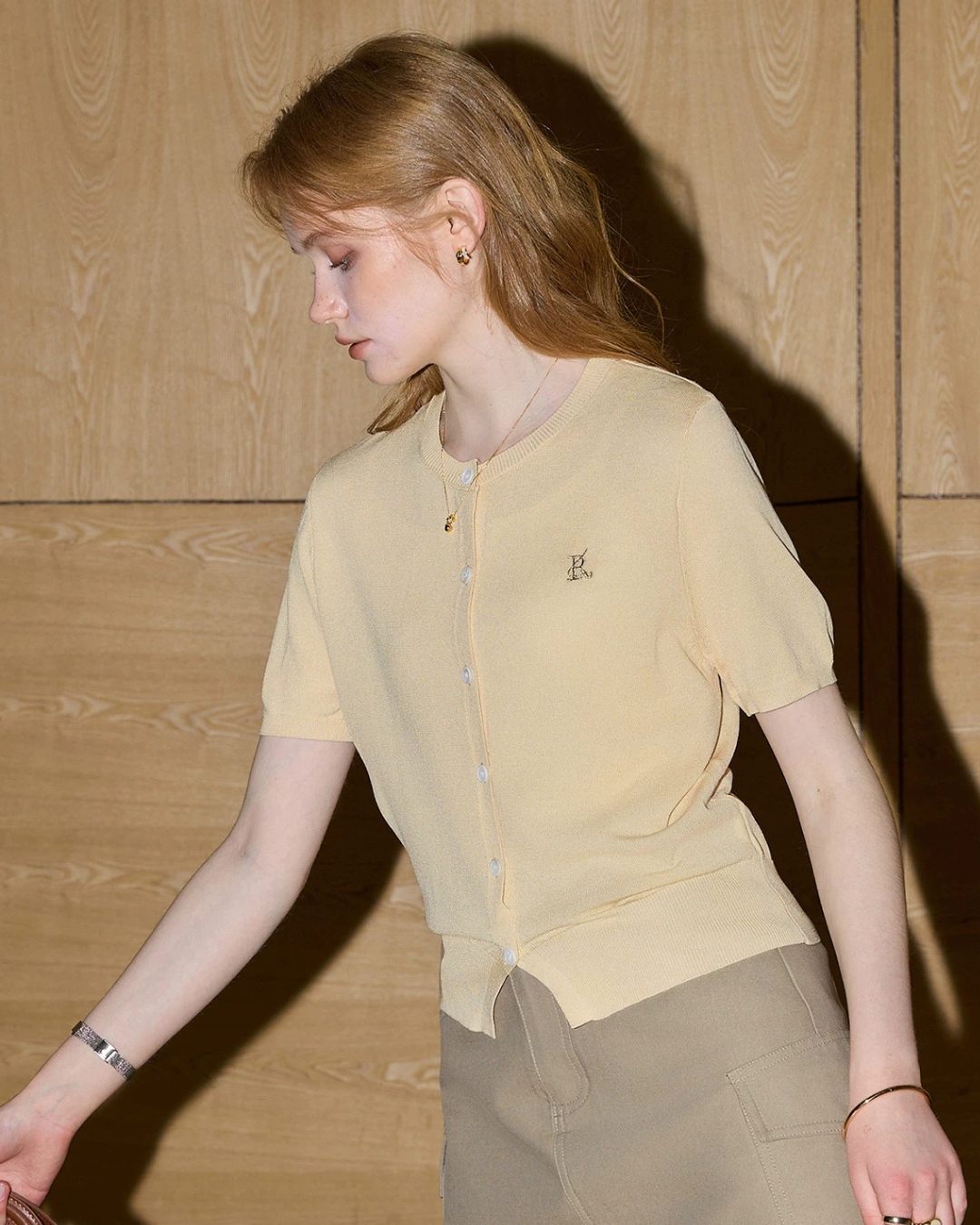 ショートスリーブニット（トップス・全3色）