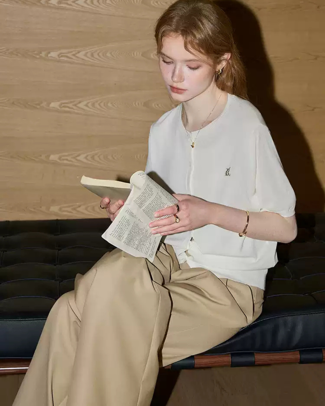 ショートスリーブニット（トップス・全3色）