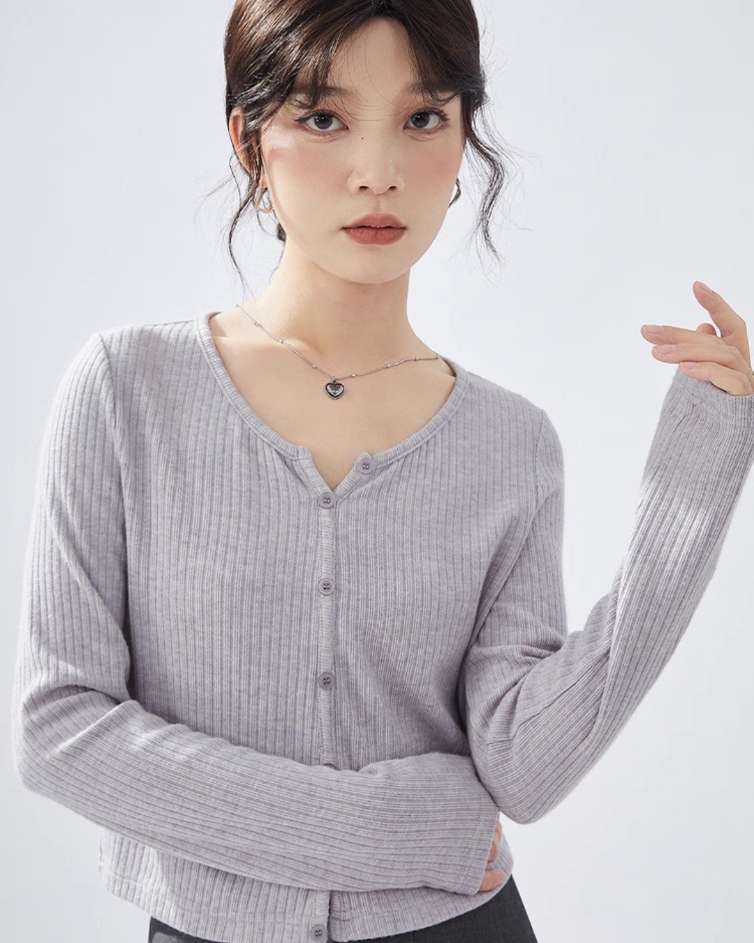 ショートニットセーター（トップス・全3色）