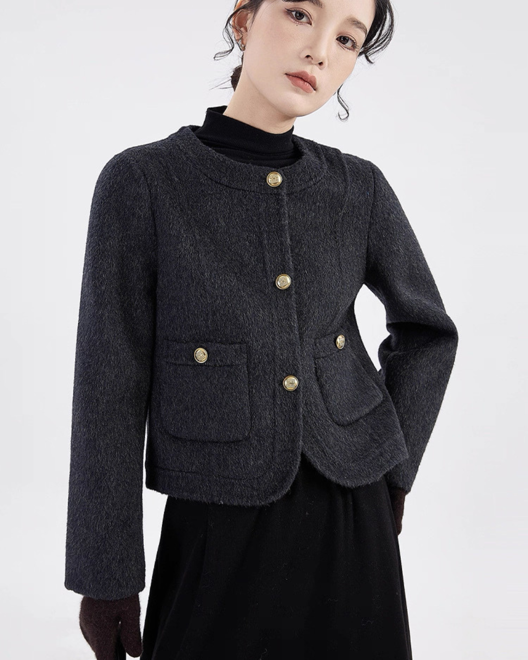 フレンチウールコート（トップス・全2色）