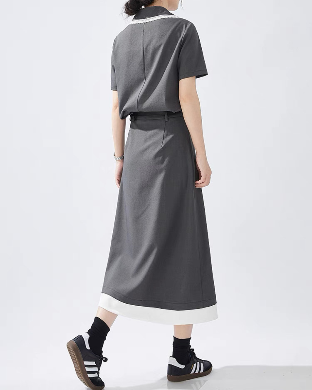 コントラストポロシャツTシャツ（トップス・全1色）