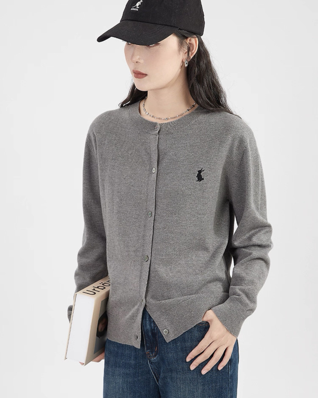 スリムカーディガン（トップス・全2色）