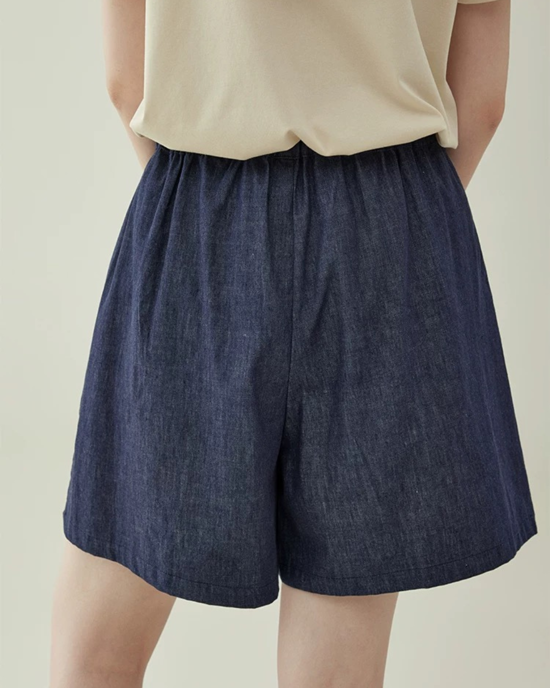 Aラインデニムキュロット（スカート・全1色）