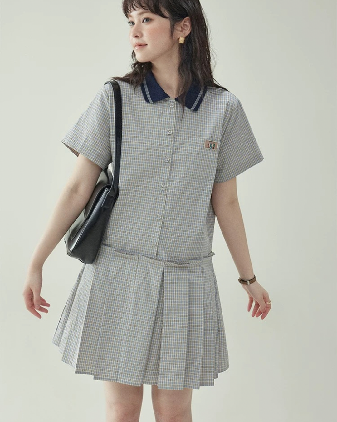 コットンプリーツワンピース（ワンピース・全1色）