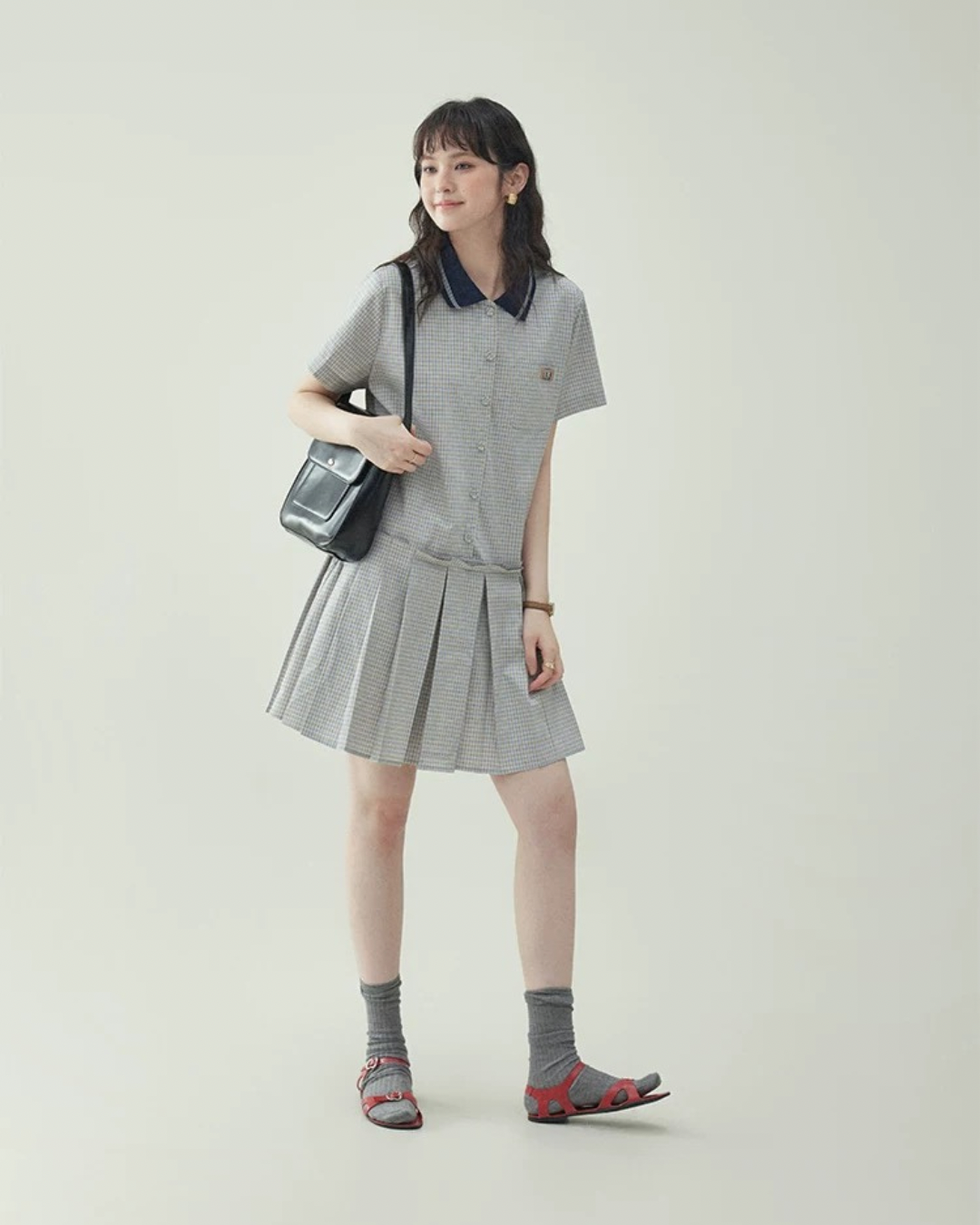 コットンプリーツワンピース（ワンピース・全1色）