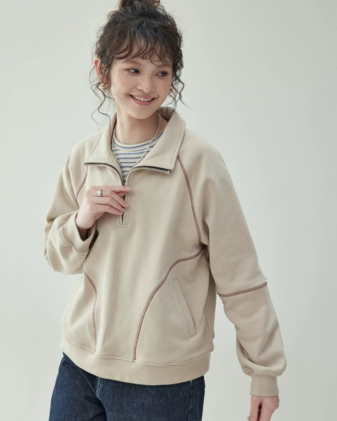 フリーススウェット（トップス・全2色）