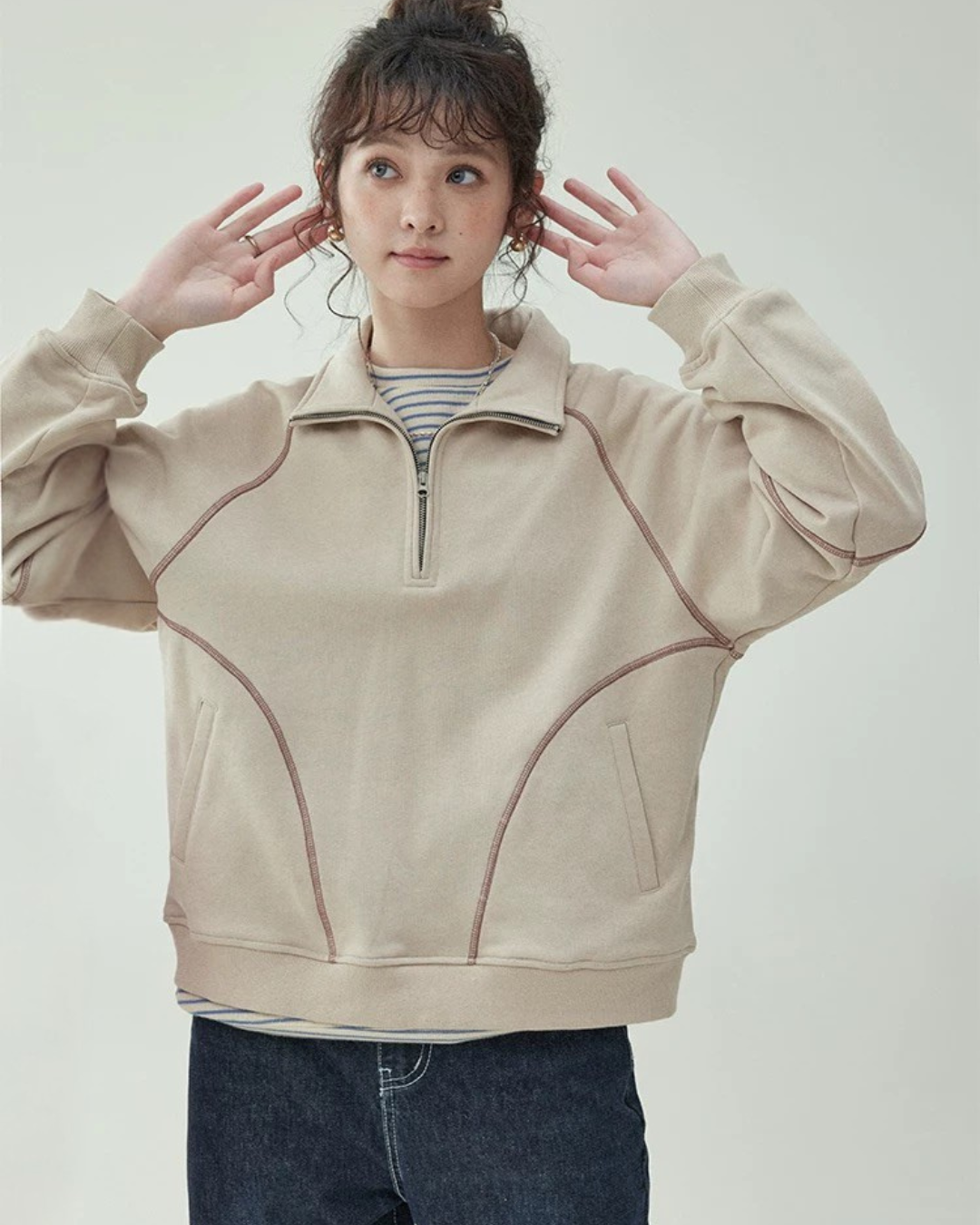 フリーススウェット（トップス・全2色）