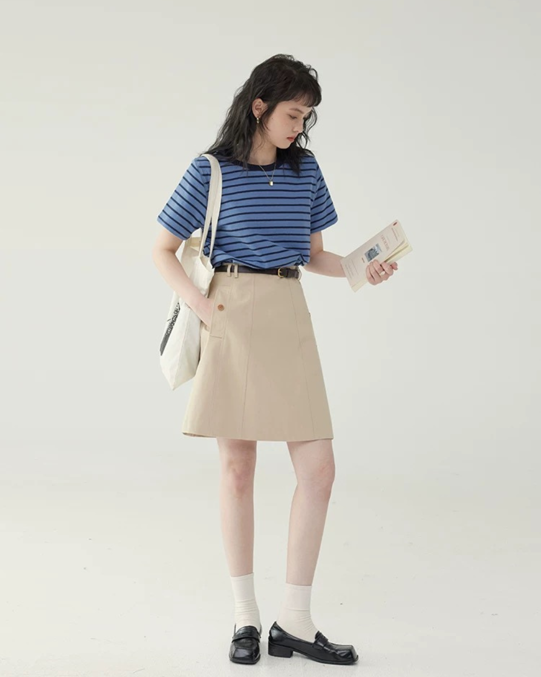 ハイウエストカーゴスカート（スカート・全2色）
