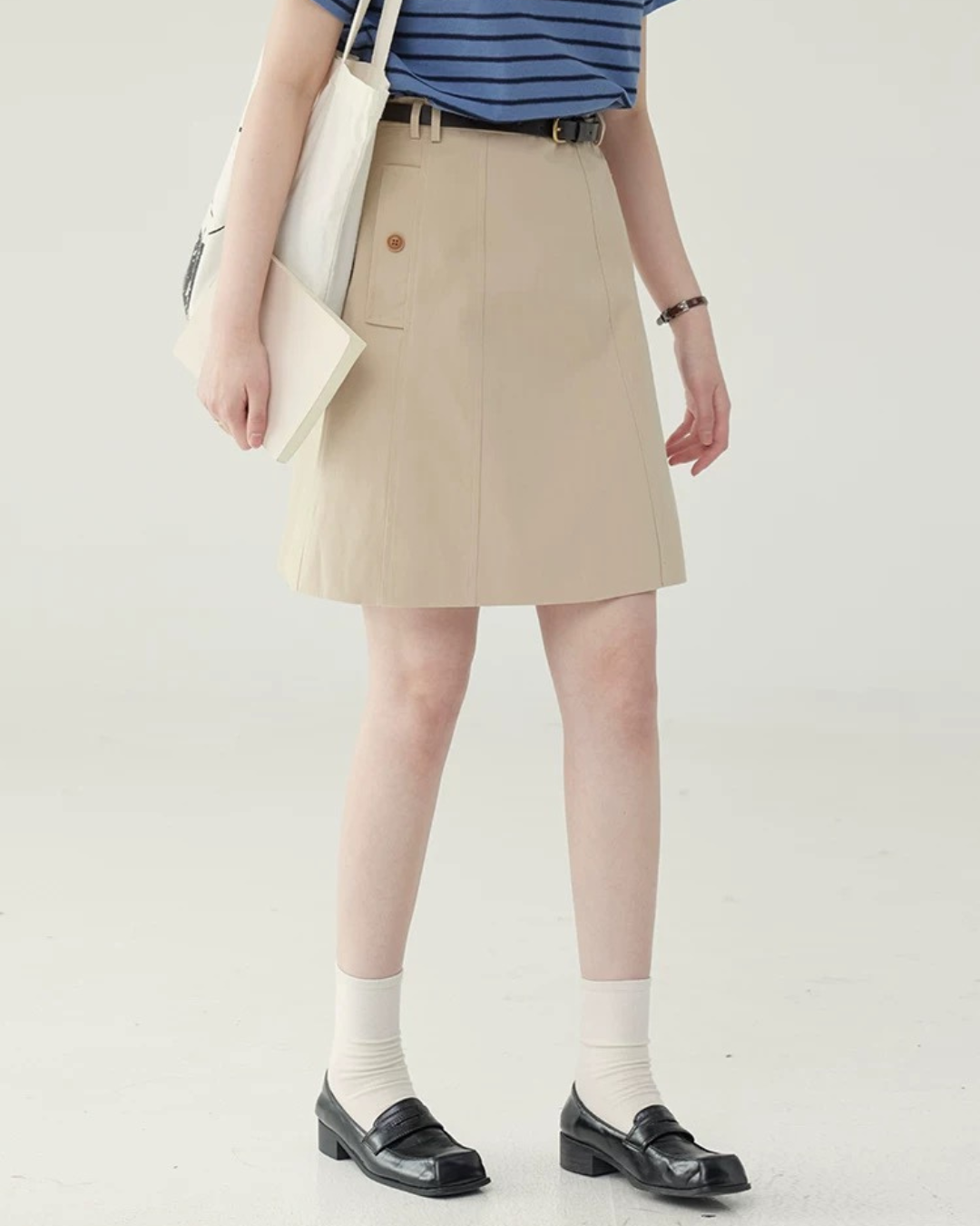 ハイウエストカーゴスカート（スカート・全2色）