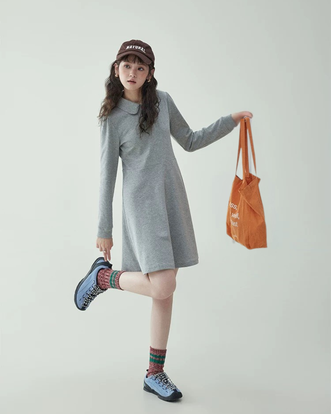 ポロカラースリムワンピース（ワンピース＆セットアップ・全1色）