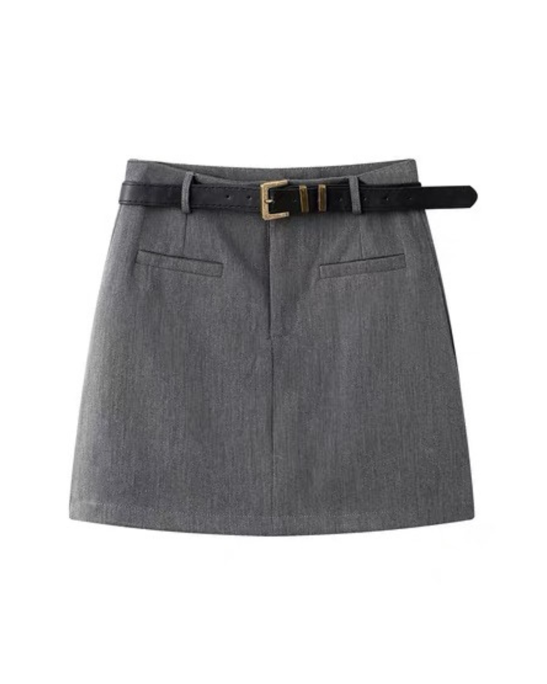 フェイクポケットスーツスカート（スカート・全2色）