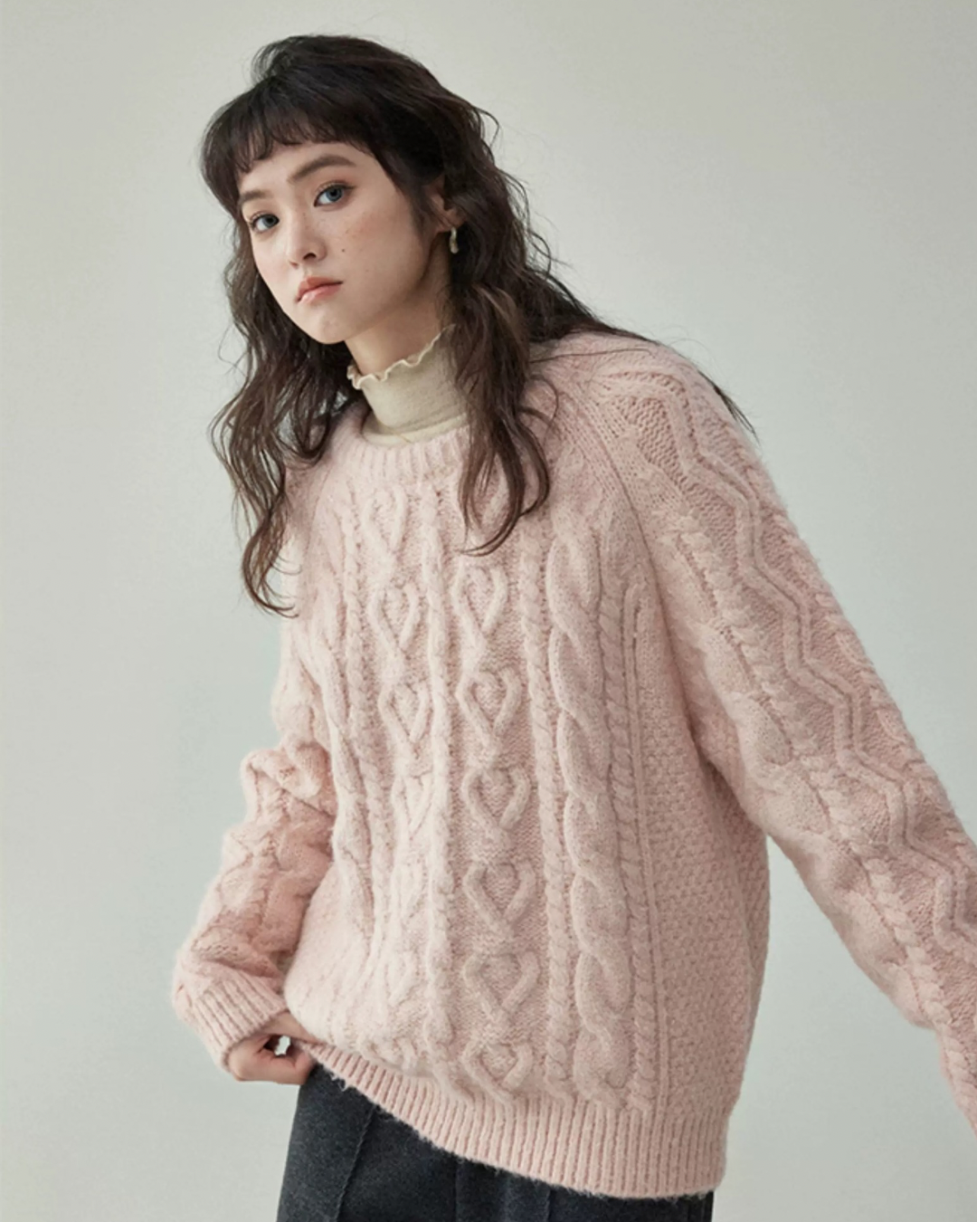 ルーズツイストセーター（トップス・全2色）