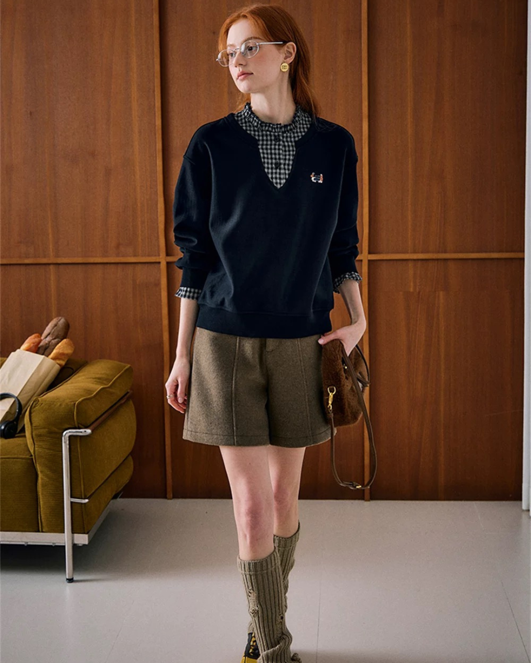 ブリティッシュカレッジスタイスウェットシャツ（トップス・全1色）