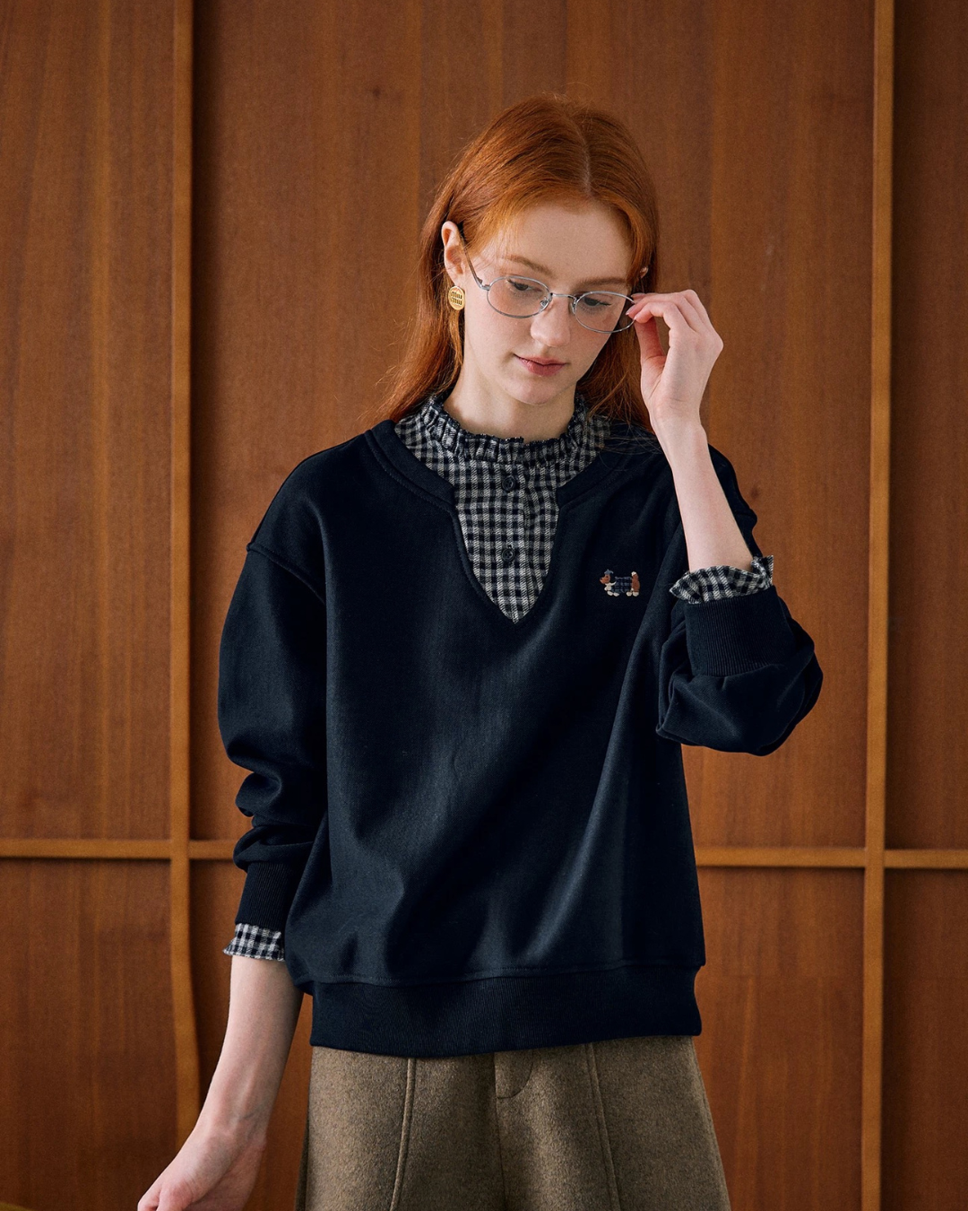 ブリティッシュカレッジスタイスウェットシャツ（トップス・全1色）