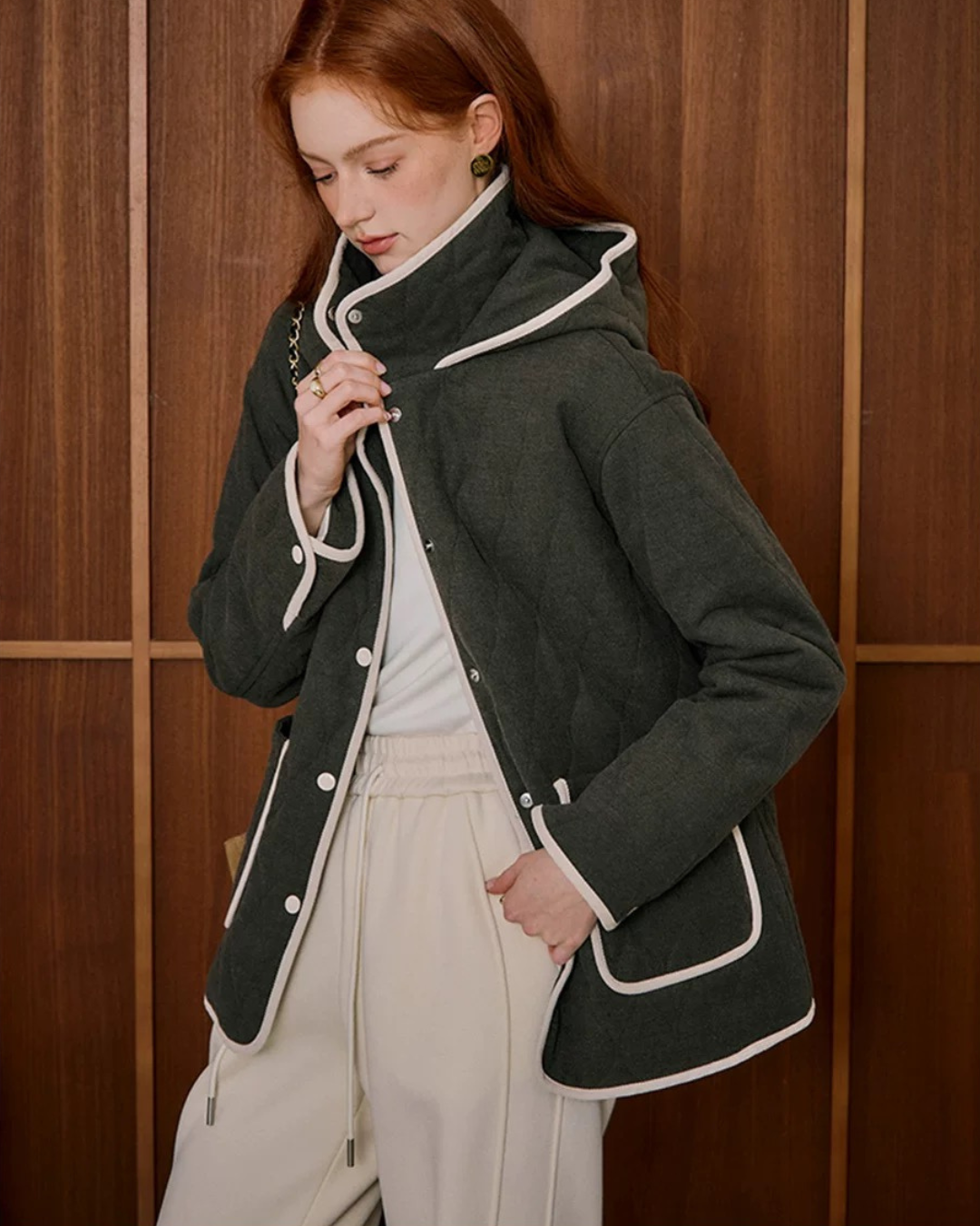 コットンジャケット（トップス・全1色）