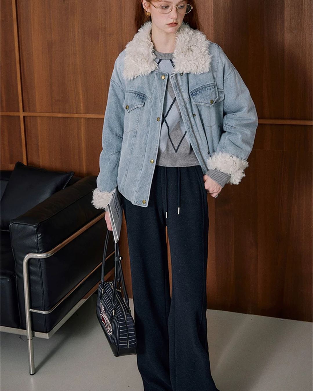 ウォッシュドデニムダウンジャケット（トップス・全1色）