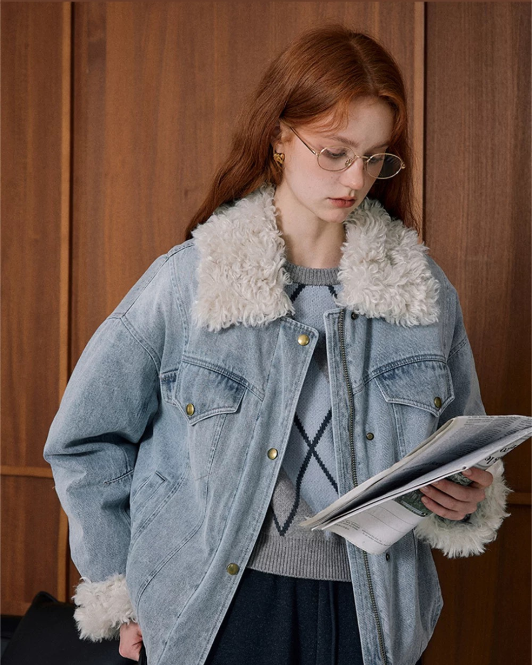 ウォッシュドデニムダウンジャケット（トップス・全1色）