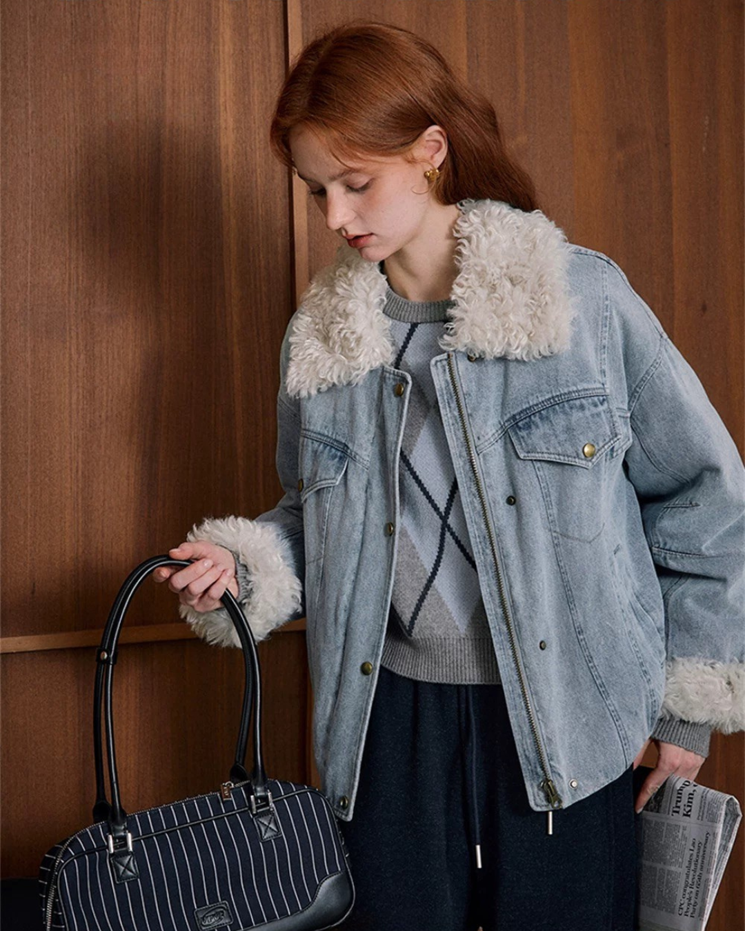 ウォッシュドデニムダウンジャケット（トップス・全1色）