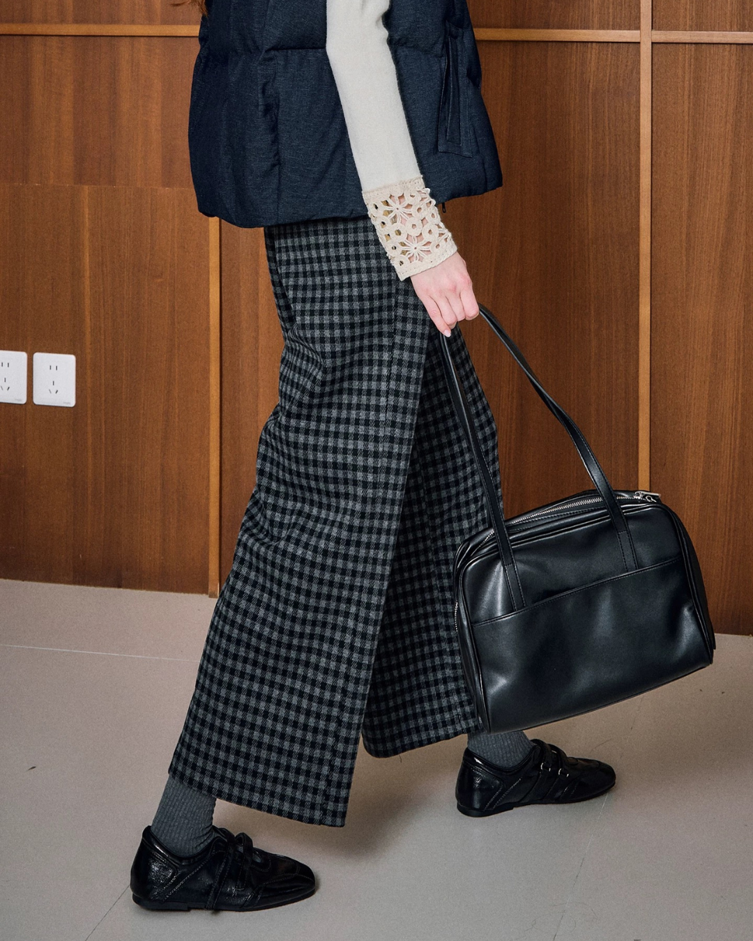 ストレートワイドレッグパンツ（パンツ・全1色）