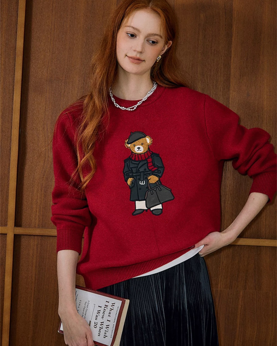 クラシッククルーネックニット（トップス・全1色）