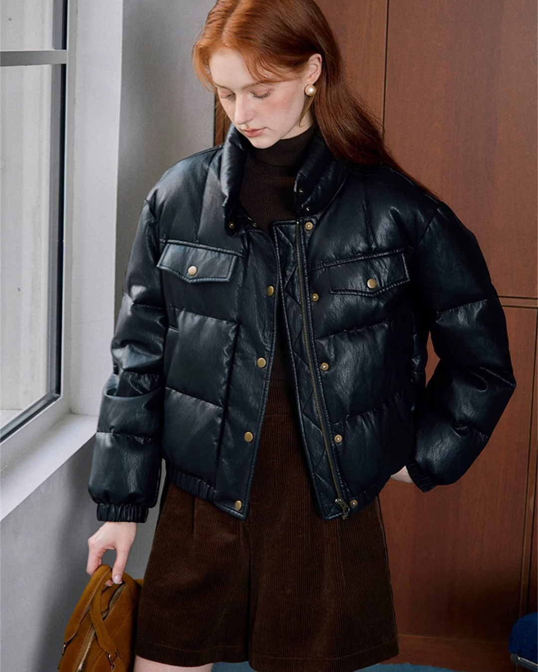 レザーダウンジャケット（トップス・全1色）