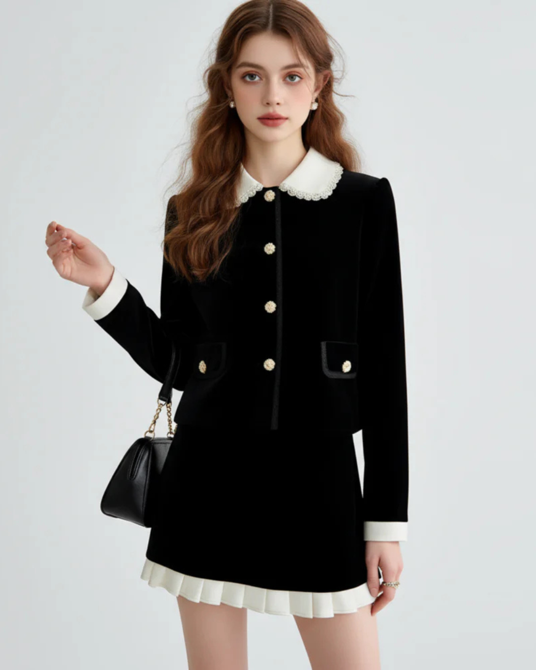 フレンチシルクビーズジャケット（トップス・全1色）