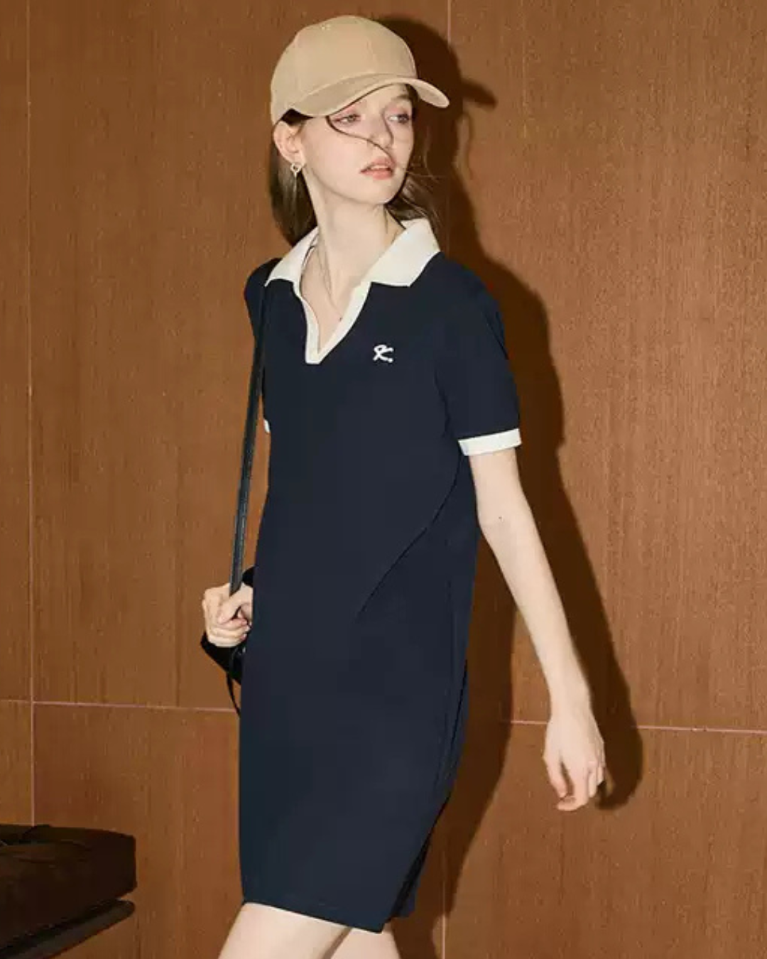 ネイビーポロスカート（セットアップ・全1色）