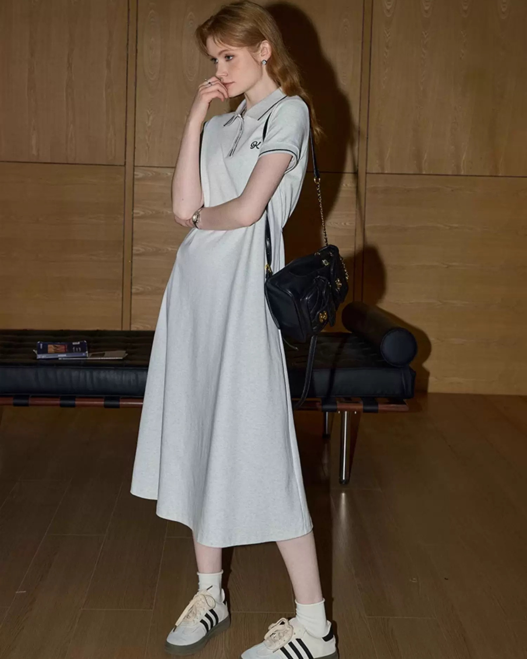 ポロロングスカート（セットアップ・全1色）