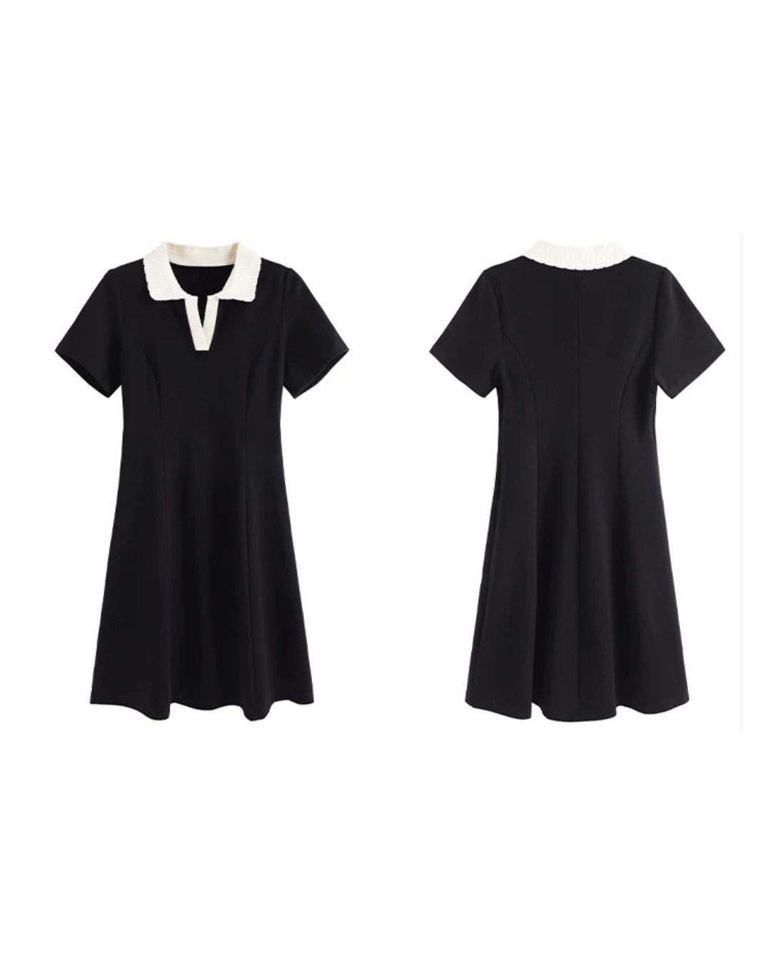 スリムブラックワンピース（セットアップ・全1色）
