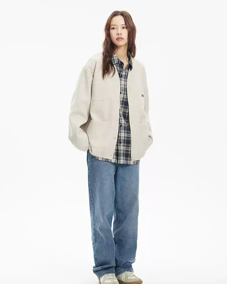 ブレストカーディガンジャケット（トップス・全1色）