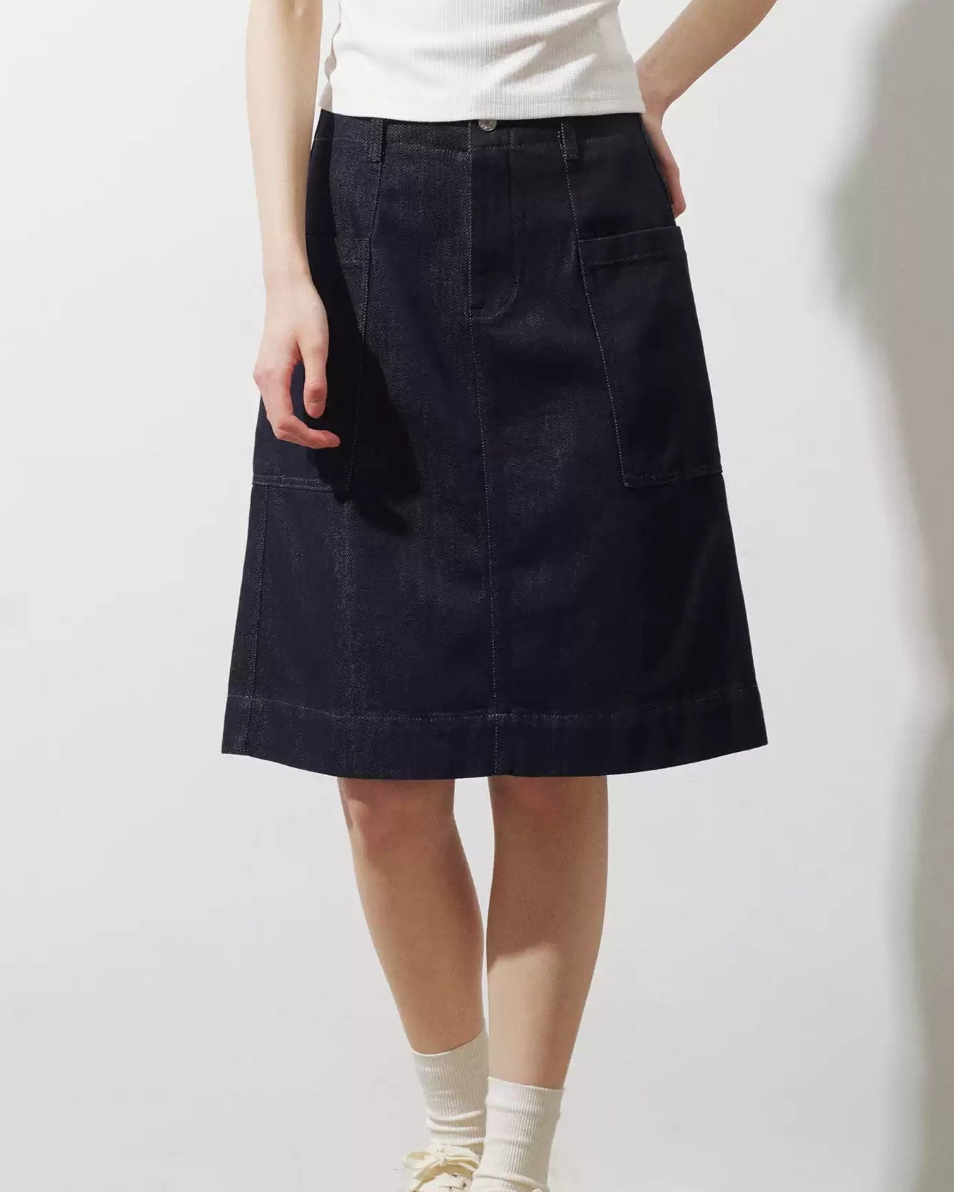レトロデニムスカート（スカート・全1色）