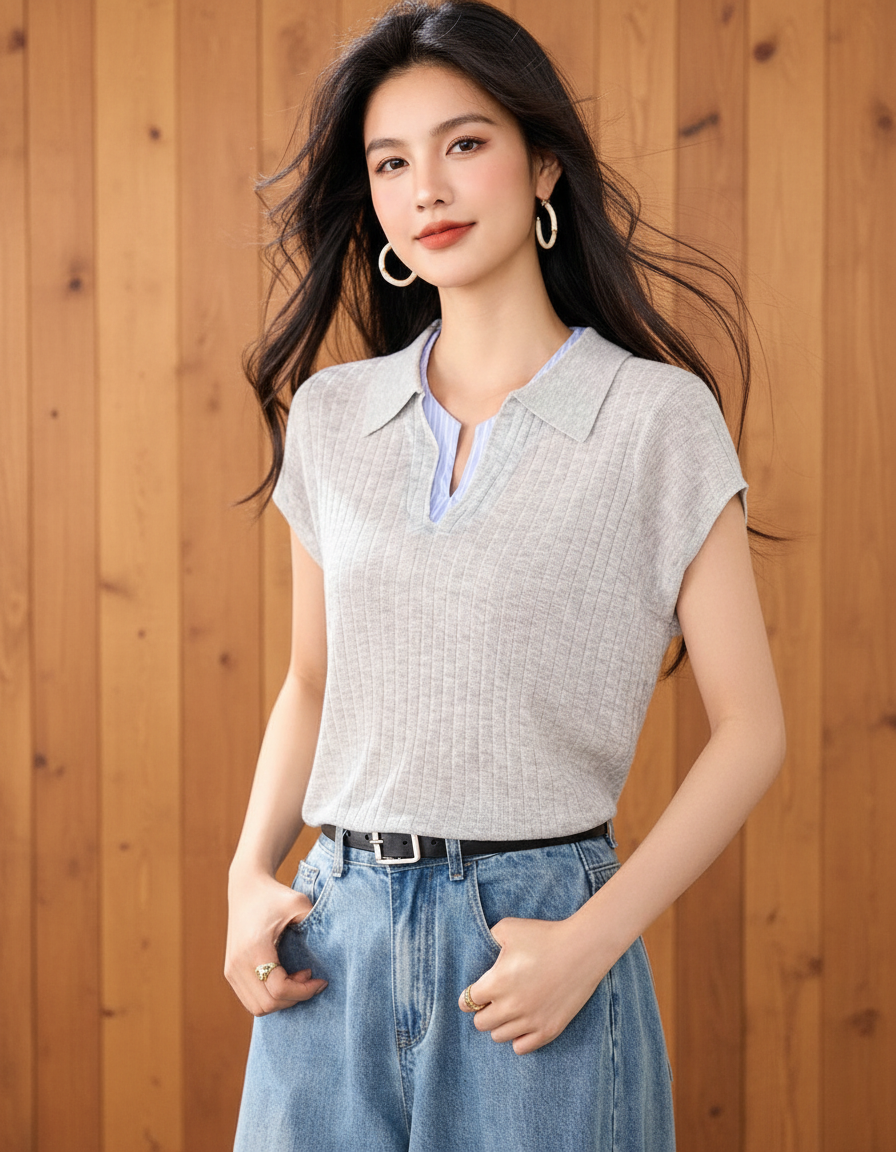 サマーポロネック（トップス・全1色）