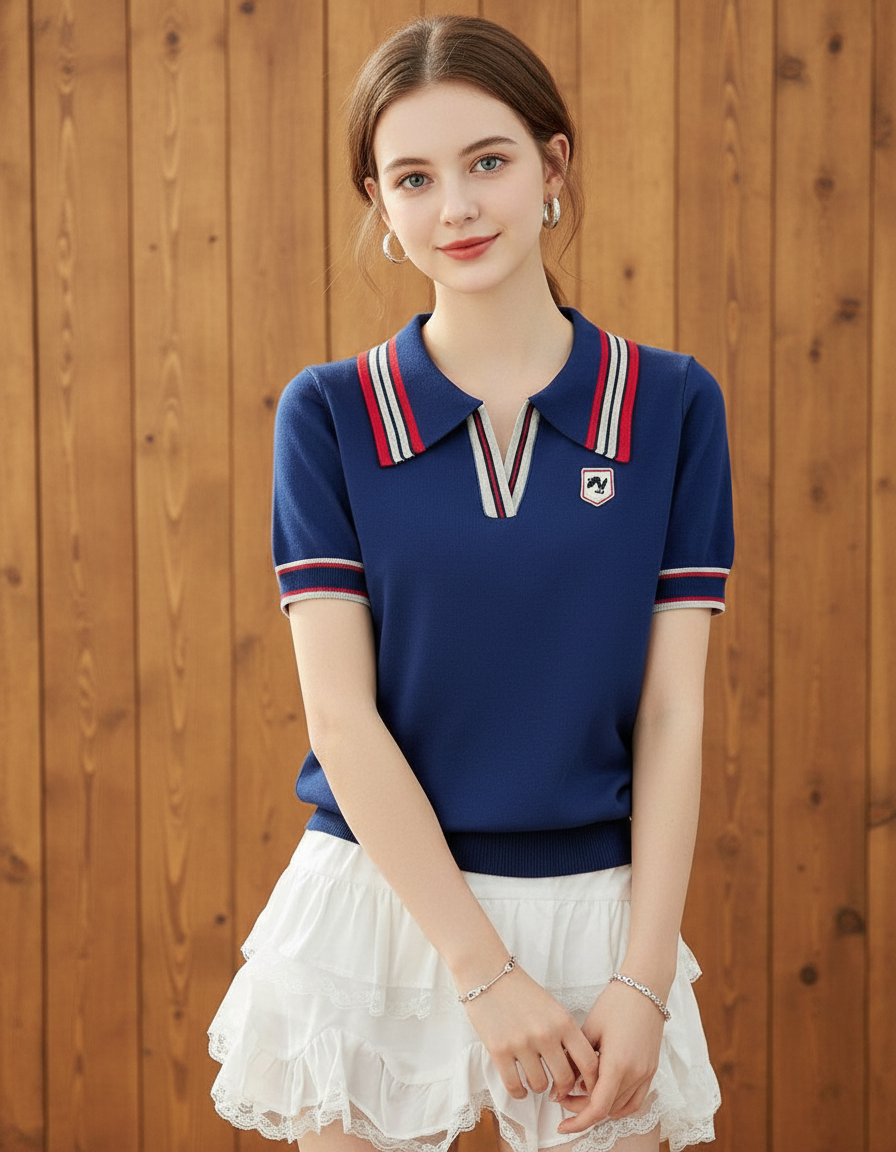 カジュアルポロワンピース（セットアップ・全2色）