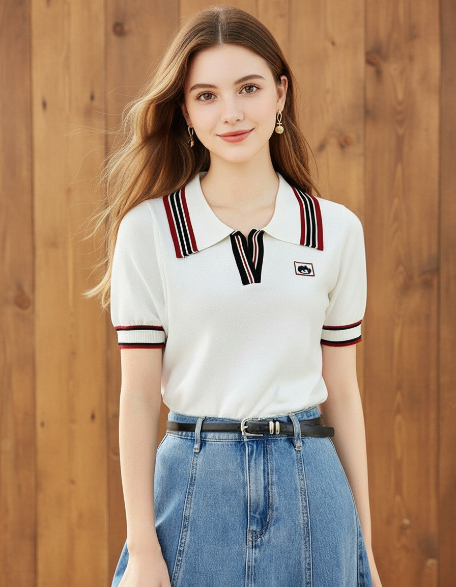 カジュアルポロワンピース（セットアップ・全2色）